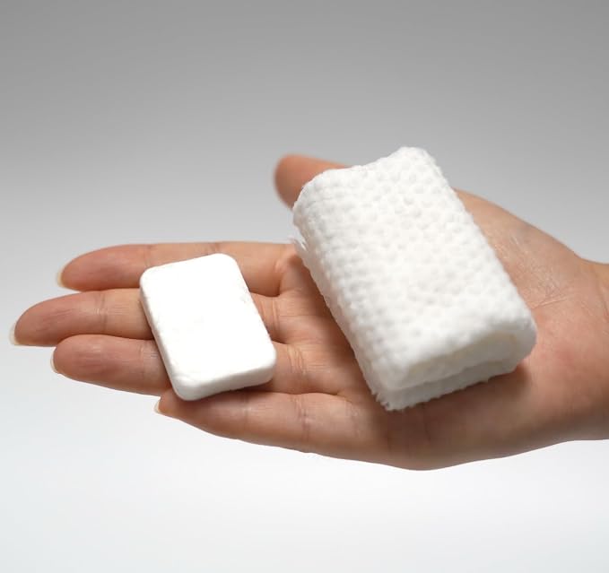 20 pcs Compressed Towels for Travel, HOMIOVE Portable Thick Disposable - Image 6