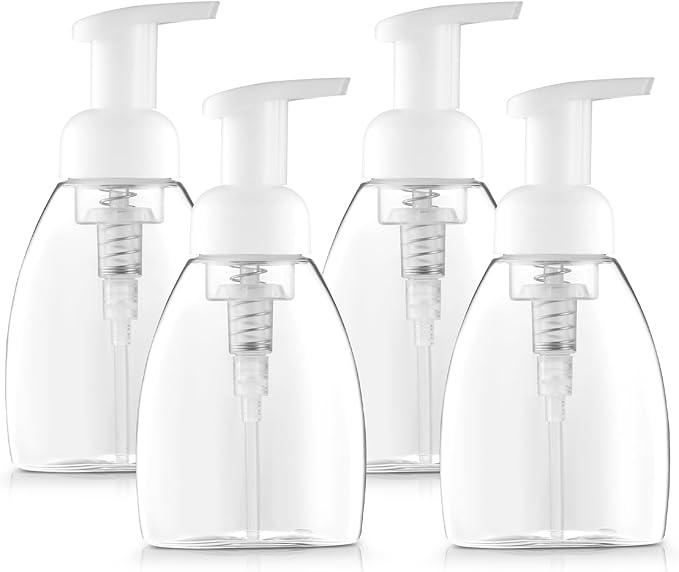 Bar5F 4-Pack Foaming Soap Dispenser Pump Bottle by BAR5F