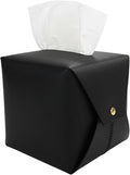 Tissue Box Cover Square, Leather Tissue Holder Organizer by Frayot