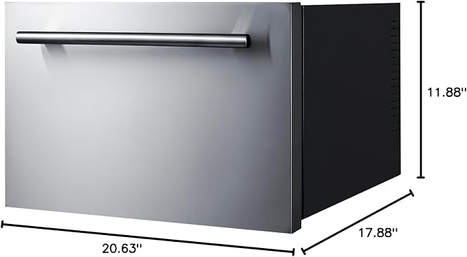 Summit 18” Drawer Cooler, Drawer Wine Cellar, Beverage Center, 0.8 cu.ft. - Image 9