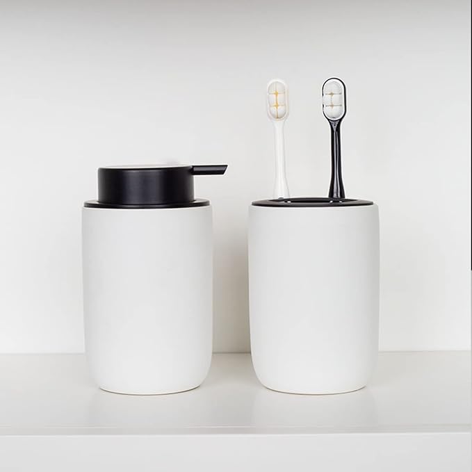 Foaming Soap Dispenser Thick Ceramic Foam Hand Soap Dispenser - Image 6