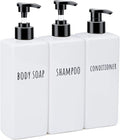 Segbeauty Plastic Soap Dispenser, 500ml Empty Square Pump Press Bottle Shower by Segbeauty