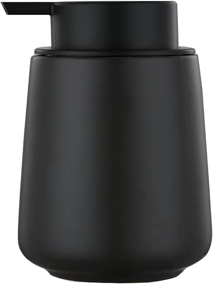 12Oz Black Soap Dispenser by Eyrozia