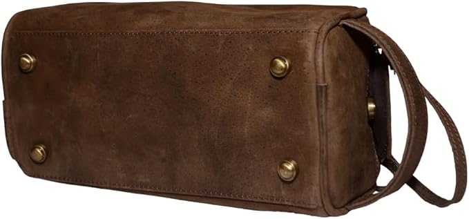Premium Buffalo Leather Unisex Toiletry Bag/Leather Travel Kit - Image 8