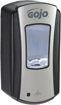GOJO LTX-12 Touch Free Foam Soap Dispenser, Chrome/Black, 1200 ml Soap Refills by GOJO