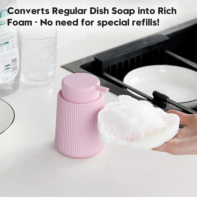 Striped Foaming Hand Soap Dispenser - Image 5