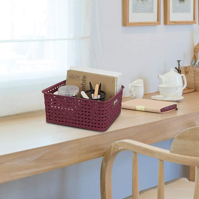 Sandmovie Plastic Weave Storage Baskets - Image 7