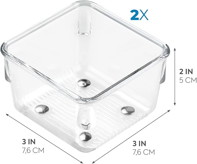 iDesign Linus Plastic Drawer Organizer, Storage Container - Image 2