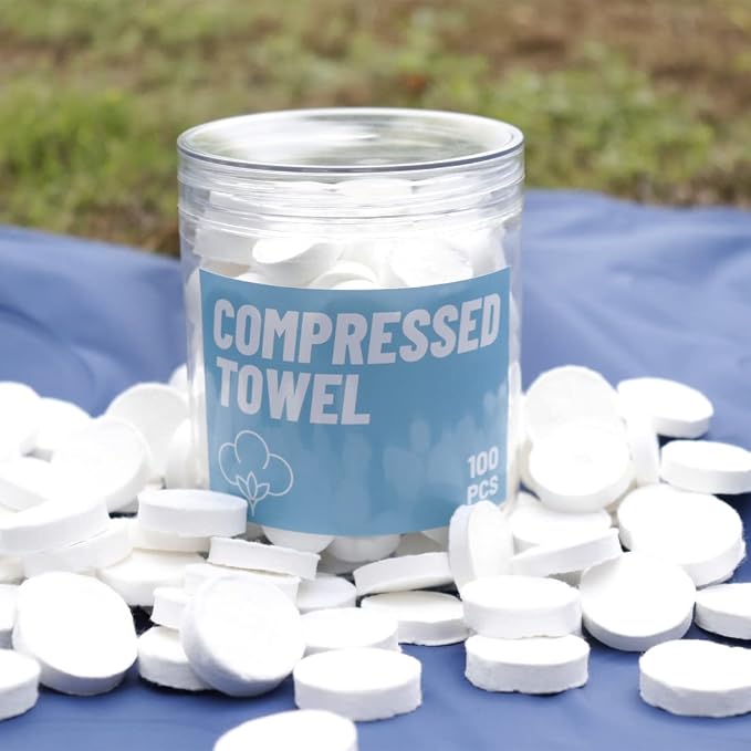 100 PCS Canned Compressed Face Towels, Compressed towels - Image 7