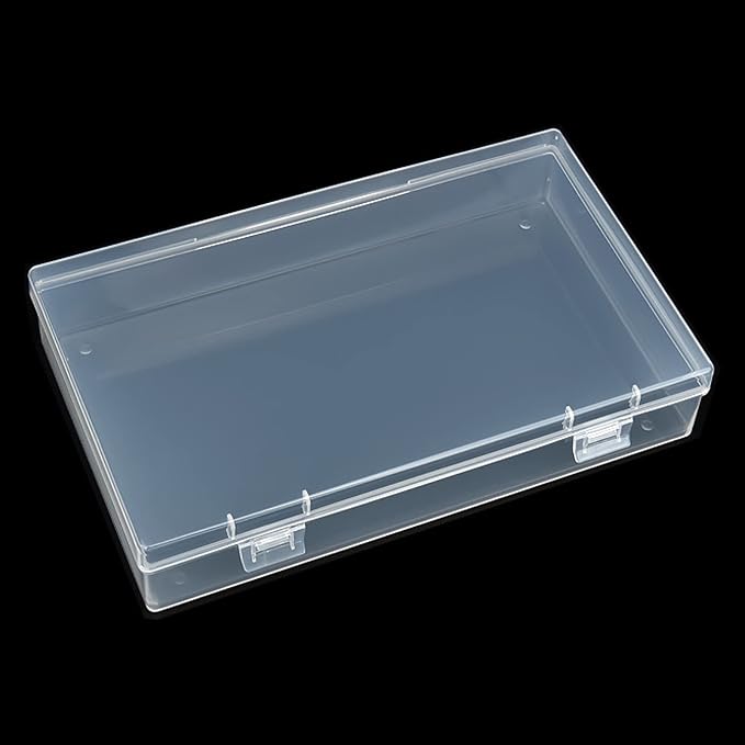 4 Pack Rectangular Clear Plastic Storage Containers Box - Image 7