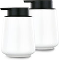 12Oz White Soap Dispenser Set by Eyrozia
