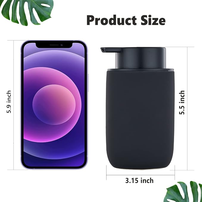 Black Foaming Hand Soap Dispenser - Image 7