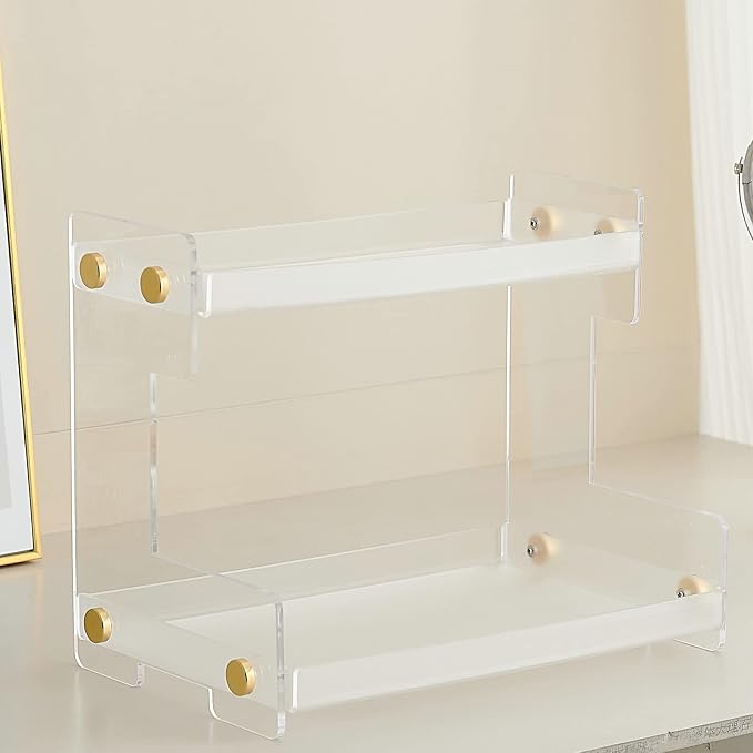 FFK Bathroom Organizer Countertop, 2 Tier Bathroom Counter Organizer Kitchen - Image 8