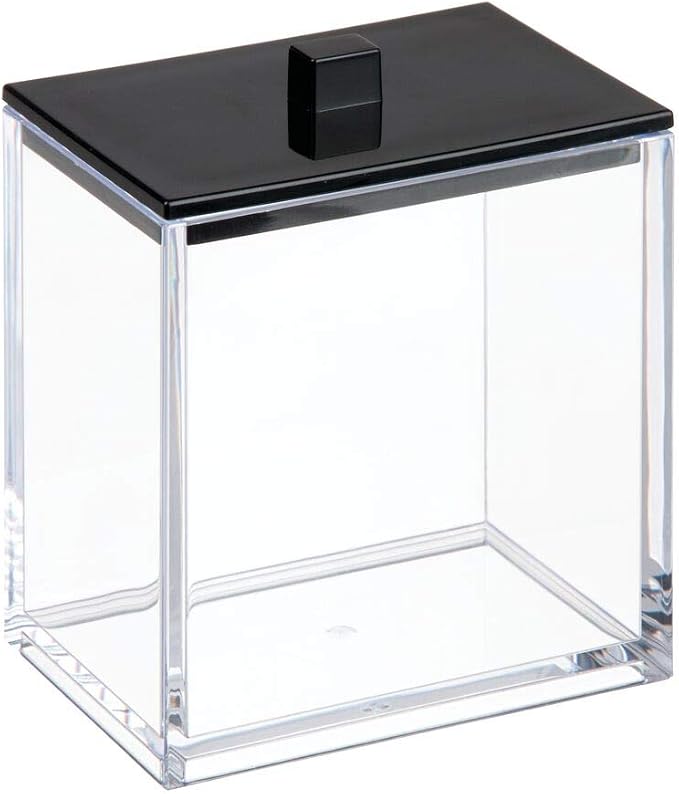 mDesign Plastic Rectangle Apothecary Canister - Image 9