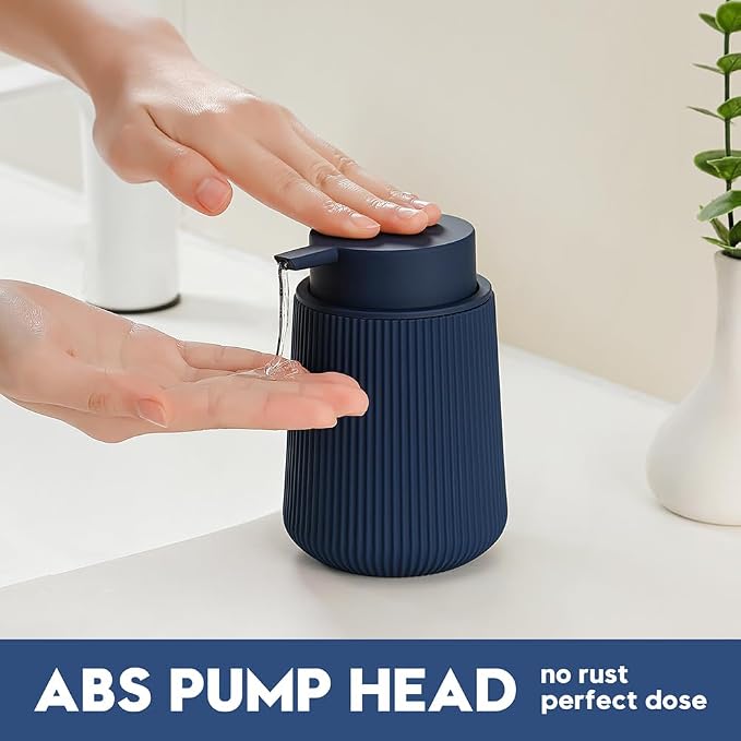 Striped Liquid Hand Soap Dispenser - Image 3
