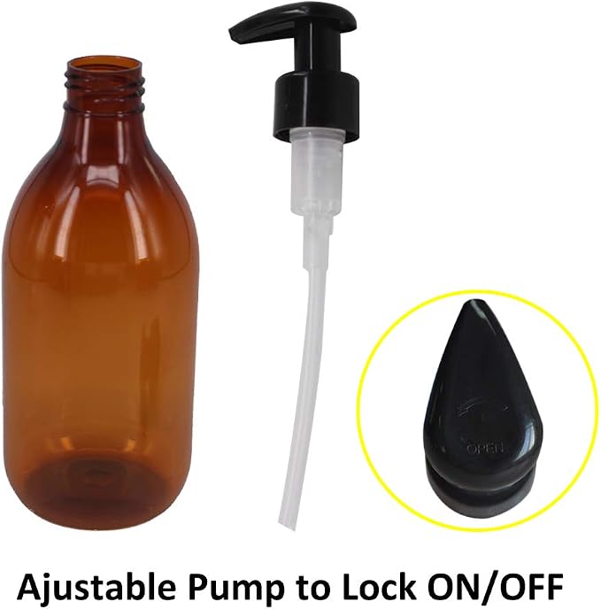 8 Pack 8OZ Empty Plastic Pump Lotion Bottles - Image 3