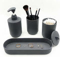 LGURT-4-piece Set of Bathroom Accessories, Plastic Bathroom Accessories by LGURT