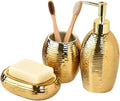 Gold Bathroom Accessory Set by SATUBROWN