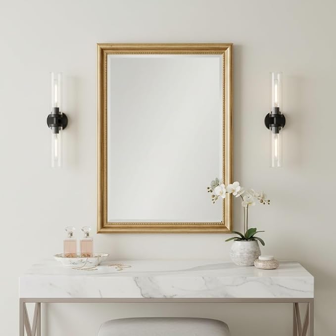 Wall Sconces Set of 2, Hardwired Bathroom Light Fixtures, Modern Bathroom - Image 6