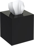 SILUT Tissue Box Cover Square, Shiny Acrylic Tissues Holder, Facial Tissue by SILUT
