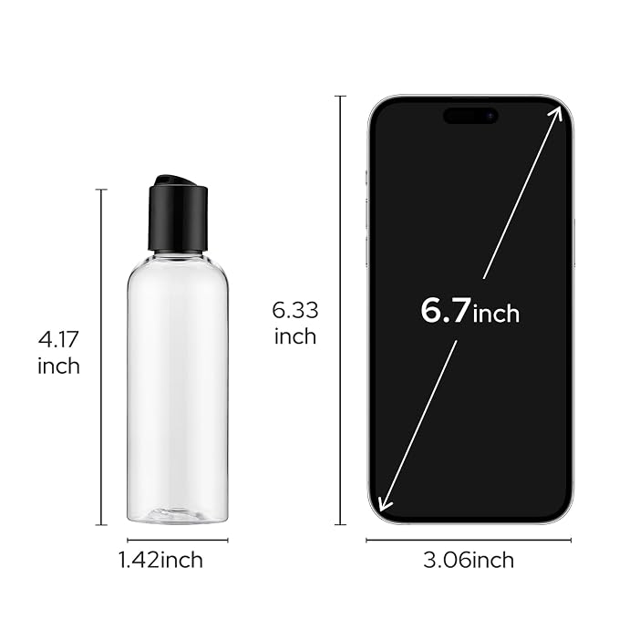 Travel Bottles for Toiletries 3.4 oz TSA Approved - Image 8