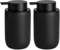 Hand Soap Dispenser for Bathroom Decro, Ceramic Liquid Pump Bottles Refillable by JiatuA