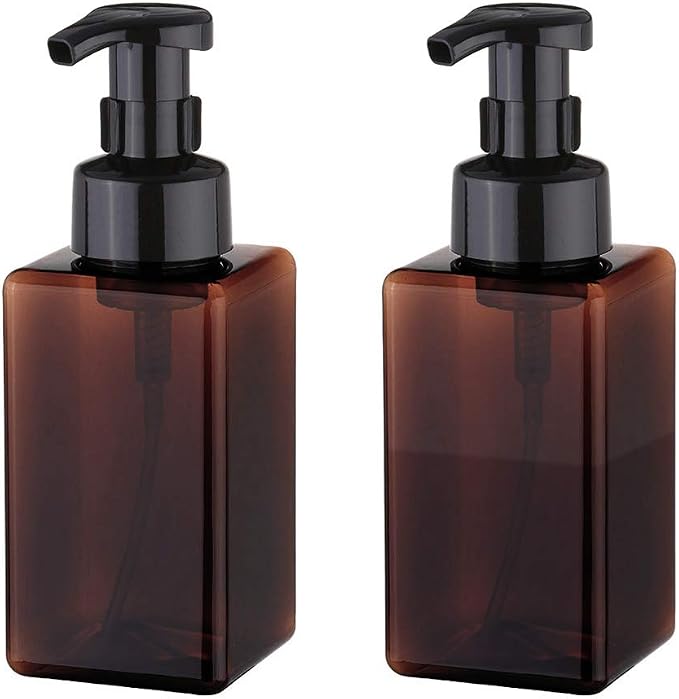 UUJOLY Foaming Soap Dispenser, 450ml Refillable Pump Bottle Plastic by UUJOLY