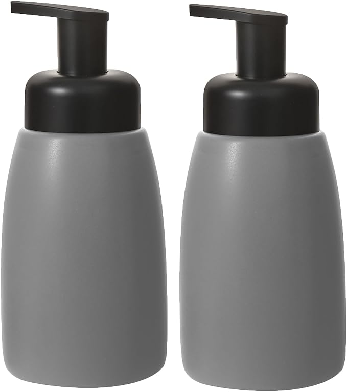 Foaming Hand Soap Dispenser Ceramic Jar Foam Dish Soap Dispenser by UUJOLY