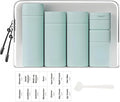 5 Pack Brief and Fashion Travel Bottles TSA Approved, BPA Free Travel Size by Sprigold