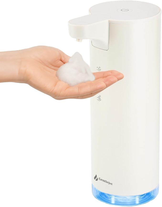 EasyFoam Automatic Foaming Soap Dispenser – Touchless Sensor, USB-C Rechargeable by GentleJet