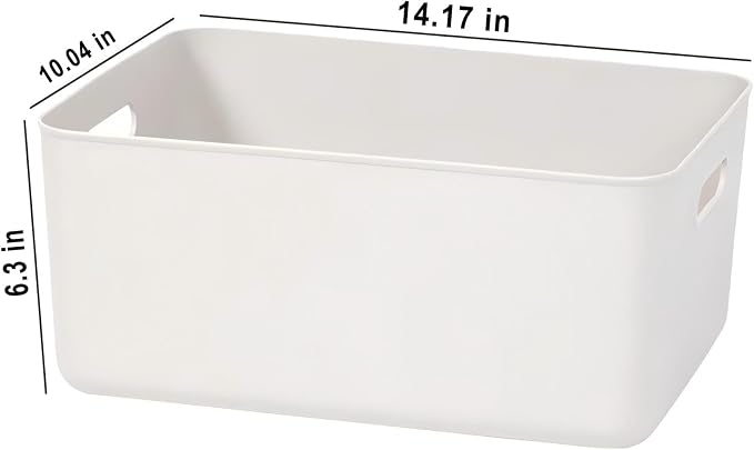 Ytteve Light Grey 2-Pack Large Plastic Storage Bins - Image 2