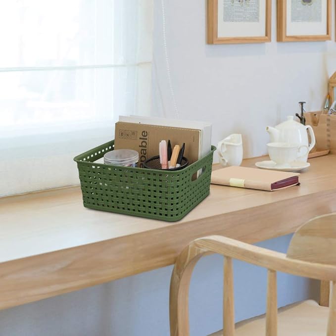 Sandmovie Plastic Weave Storage Baskets - Image 7