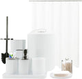 White Bathroom Accessories Set by Unknown