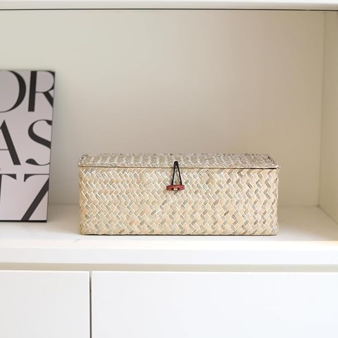 Seagrass Storage Basket for Bathroom - Image 8