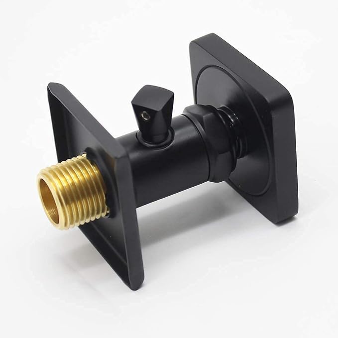 Shower Body Spray Solid Brass Massage Jets Wall Mount, Matte Black Showerhead - Image 7