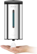 AIKE Wall Mount Automatic Foam Soap Dispenser 25 OZ Commercial Large Capacity by AIKE