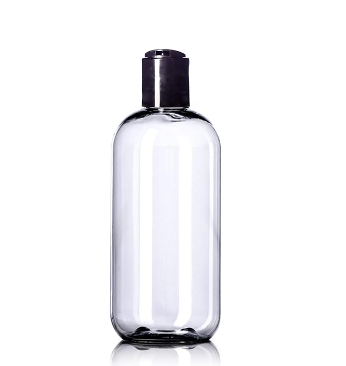 8oz Plastic Bottles BPA-Free Squeeze Clear Toiletries and Shampoo Containers - Image 2