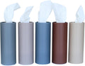 Cylinder Car Facial Tissue Holder, 5 Pack, 50 Tissues Per Cylinder, by Unknown
