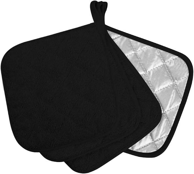 meioro 4-Pack Pot Holders for Kitchen High Heat Resistant Potholder, 100% by meioro