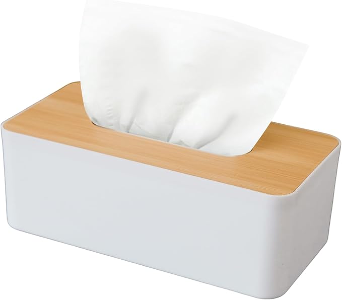 Tissue Box Cover, Rectangle Tissue Box Holder by S310