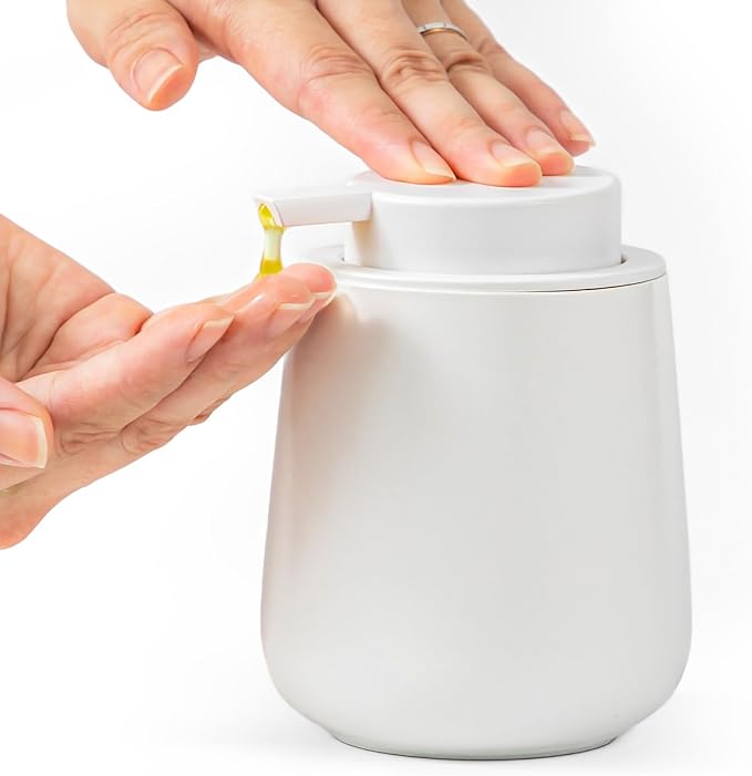 Soap Dispenser, Ceramic Foaming Soap Dispenser by Agyiuns