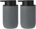 Hand Soap Dispenser for Bathroom Decro, Ceramic Liquid Pump Bottles Refillable by JiatuA