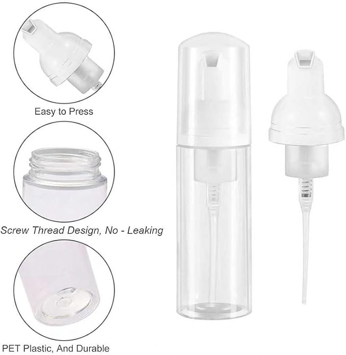 3pcs 2oz Plastic Travel Foam Pump Bottle - Image 4