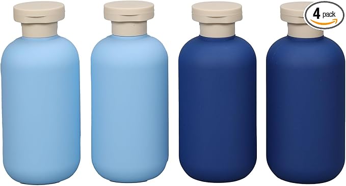 ASEVAT 6.7oz Airtight Plastic Travel Shampoo Bottles, Travel Shampoo and by ASEVAT