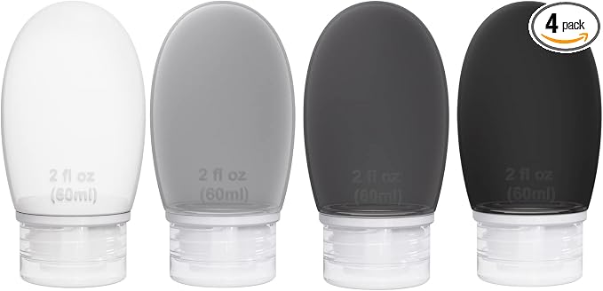 Silicone Travel Bottles for Toiletries TSA Approved Travel Size Containers Set by imuviy