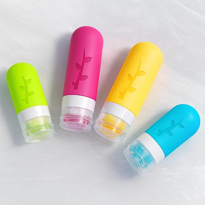 TSA Approved Travel Bottles Set – 18 Piece Leak-Proof Silicone Toiletry Kit - Image 4