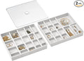 mDesign Stackable Plastic Storage Jewelry Box by mDesign