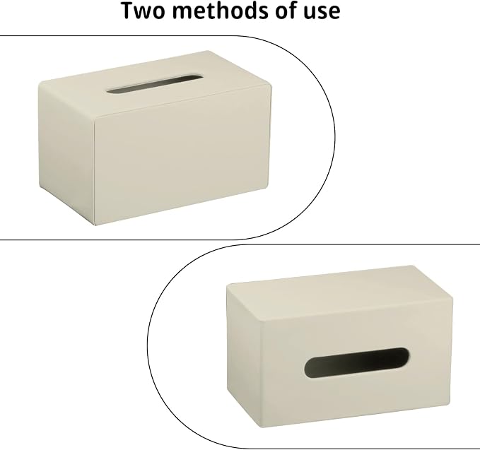 PU Leather Tissue Box Cover Rectangle - Image 4