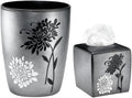 Zahari Home 2pc Erica Bathroom Decor Set Waste Basket by ZahariHome