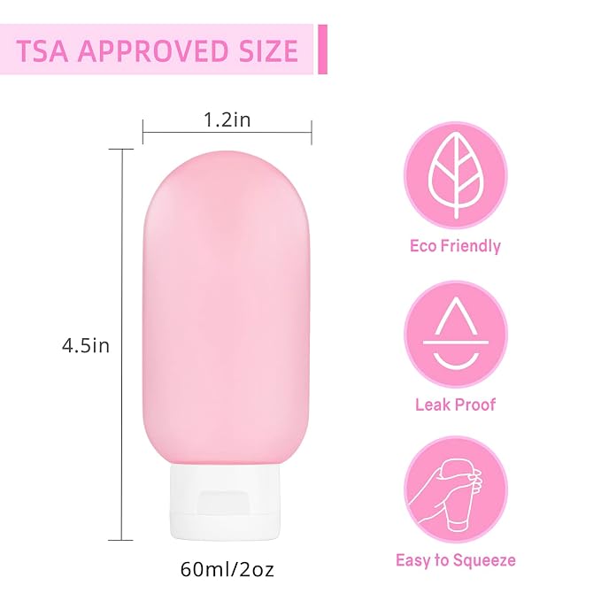 TSA Approved Travel Bottles Set - Image 3